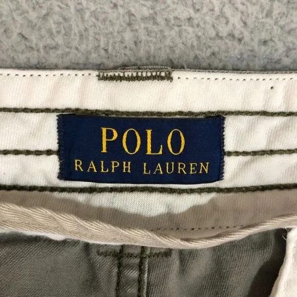 Polo Ralph Lauren Shorts Mens 34 Brown Cargo Preppy Chino Camping Hiking Outdoor - Picture 5 of 11